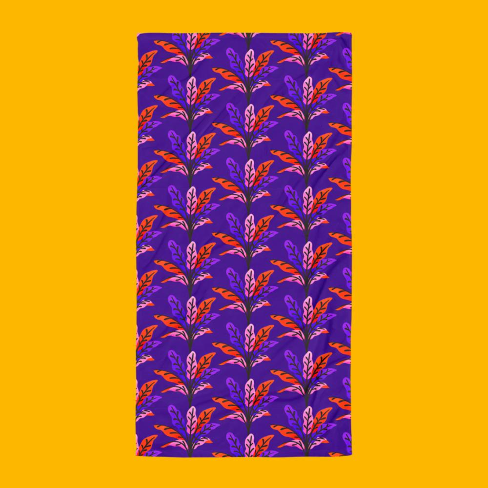 Banana Leaves Beach Towel