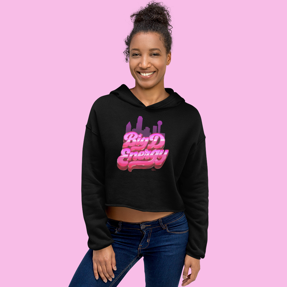 Big D Energy Cropped Hoodie