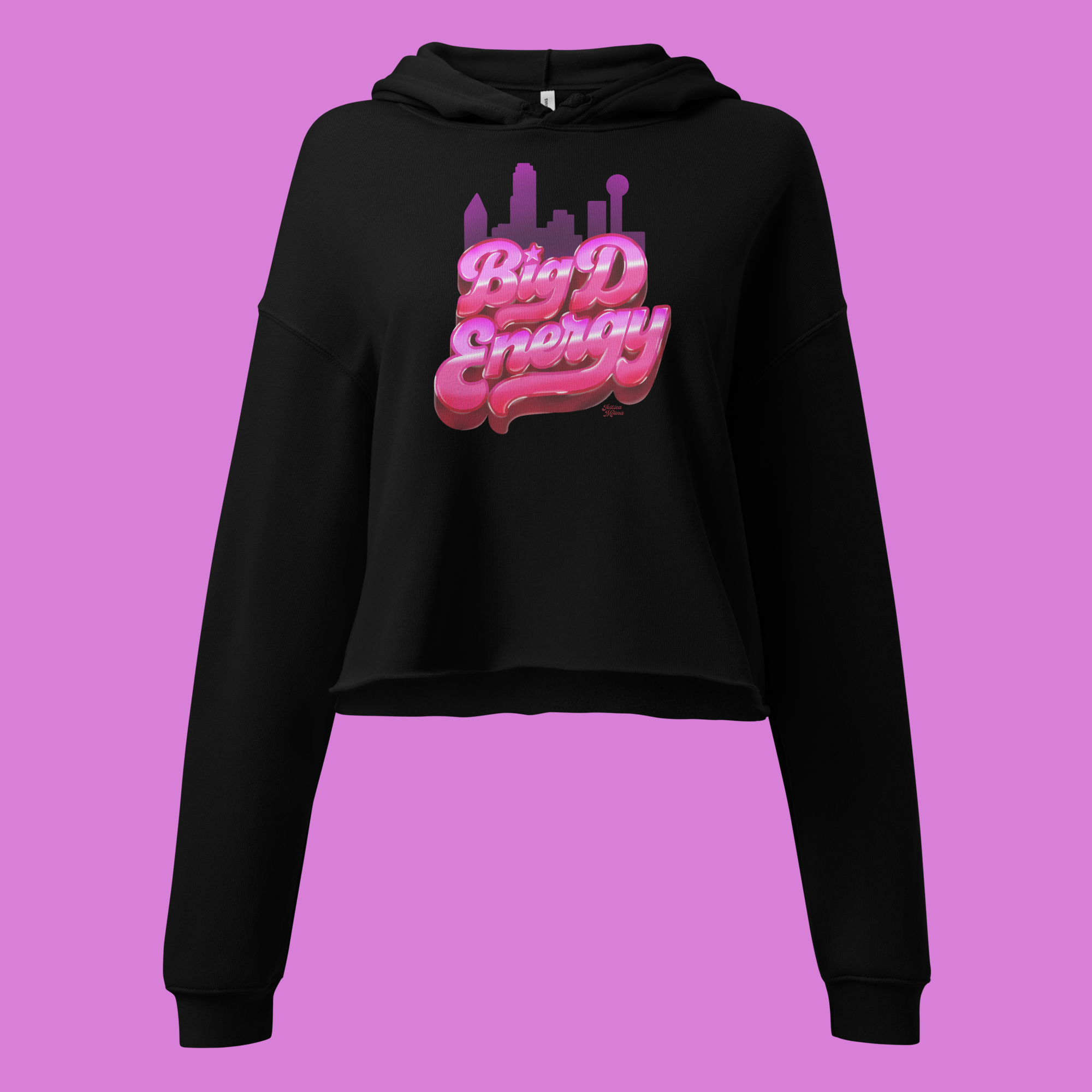 Big D Energy Cropped Hoodie