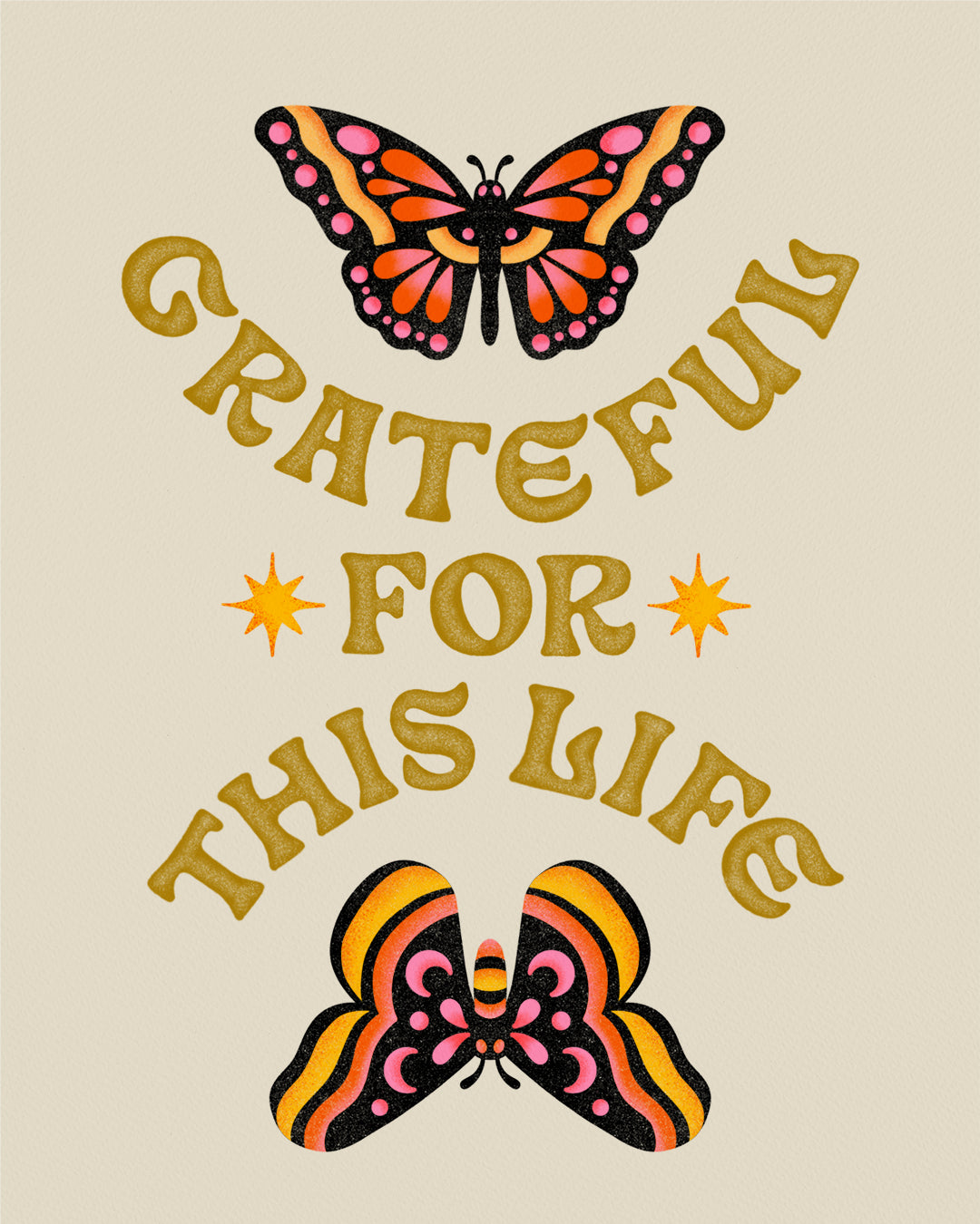Grateful for This Life Print
