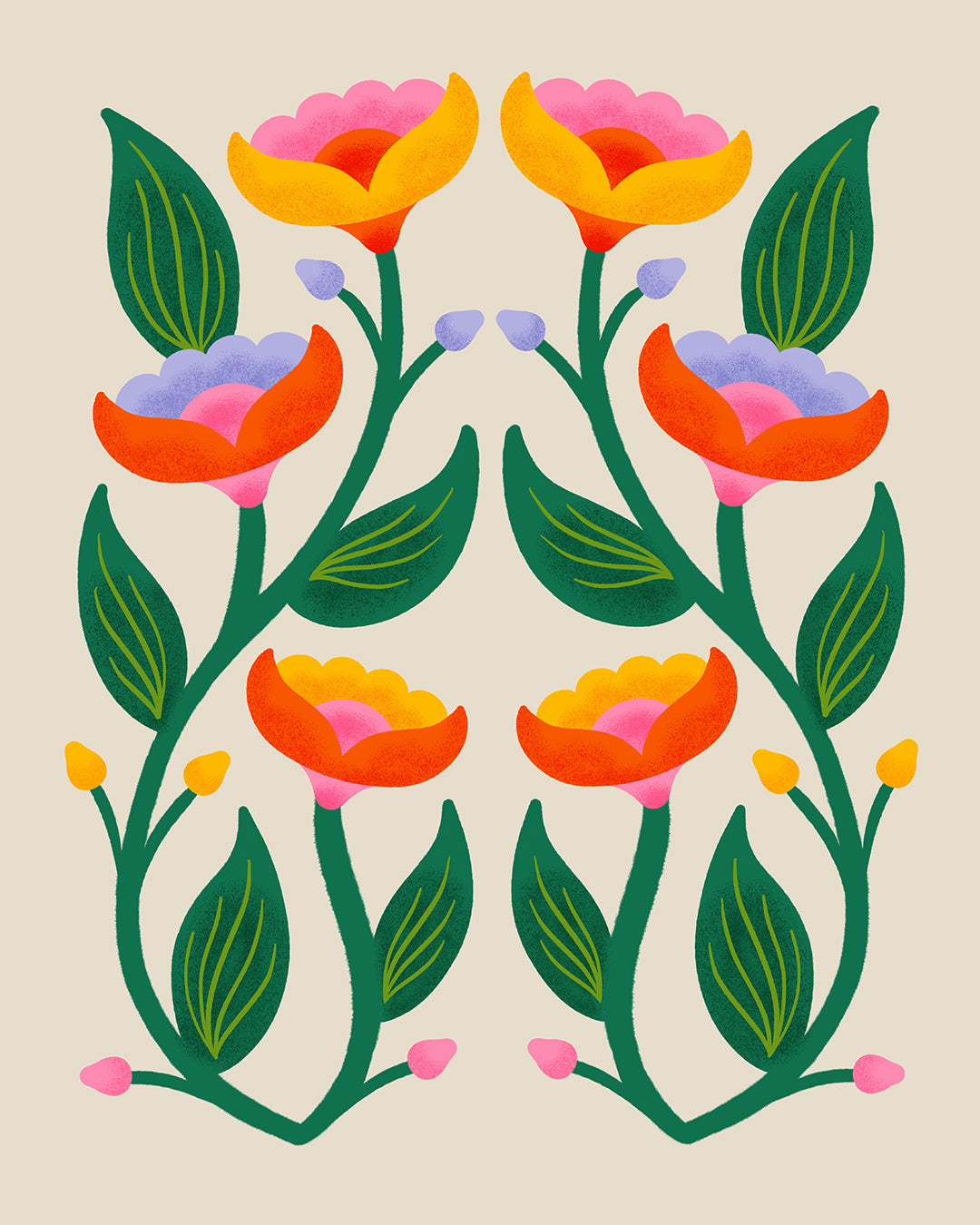 Symmetrical Flowers 2 Notebook